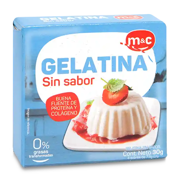 M&C Gelatina Sin Sabor