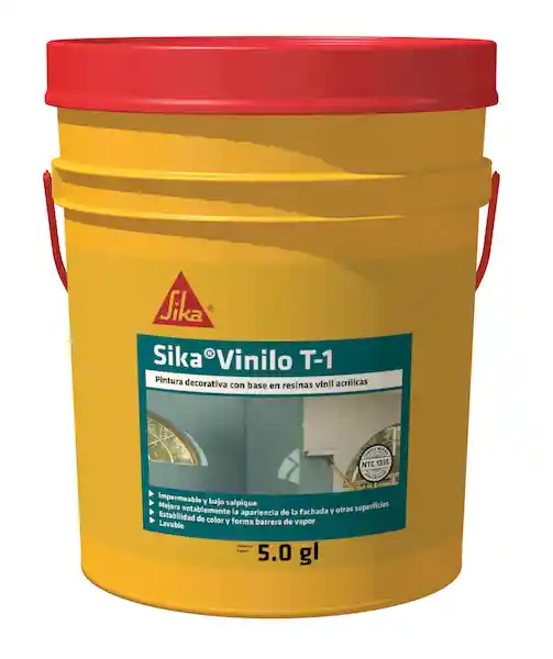 Sika Pintura Decorativa Lavable Vinilo T-1 