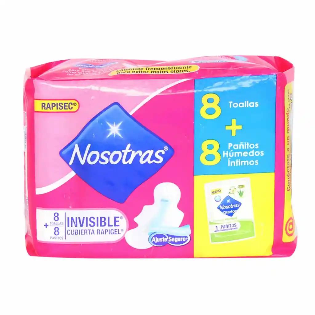 Nosotras Inv Rapigel 8+8 Pañit Int Femen