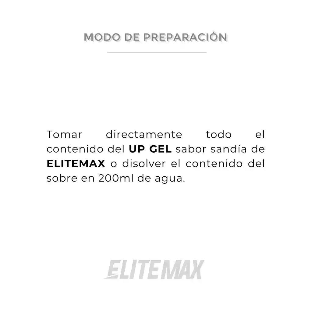 Up Gel  Suplemento Dietario Sabor Sandía