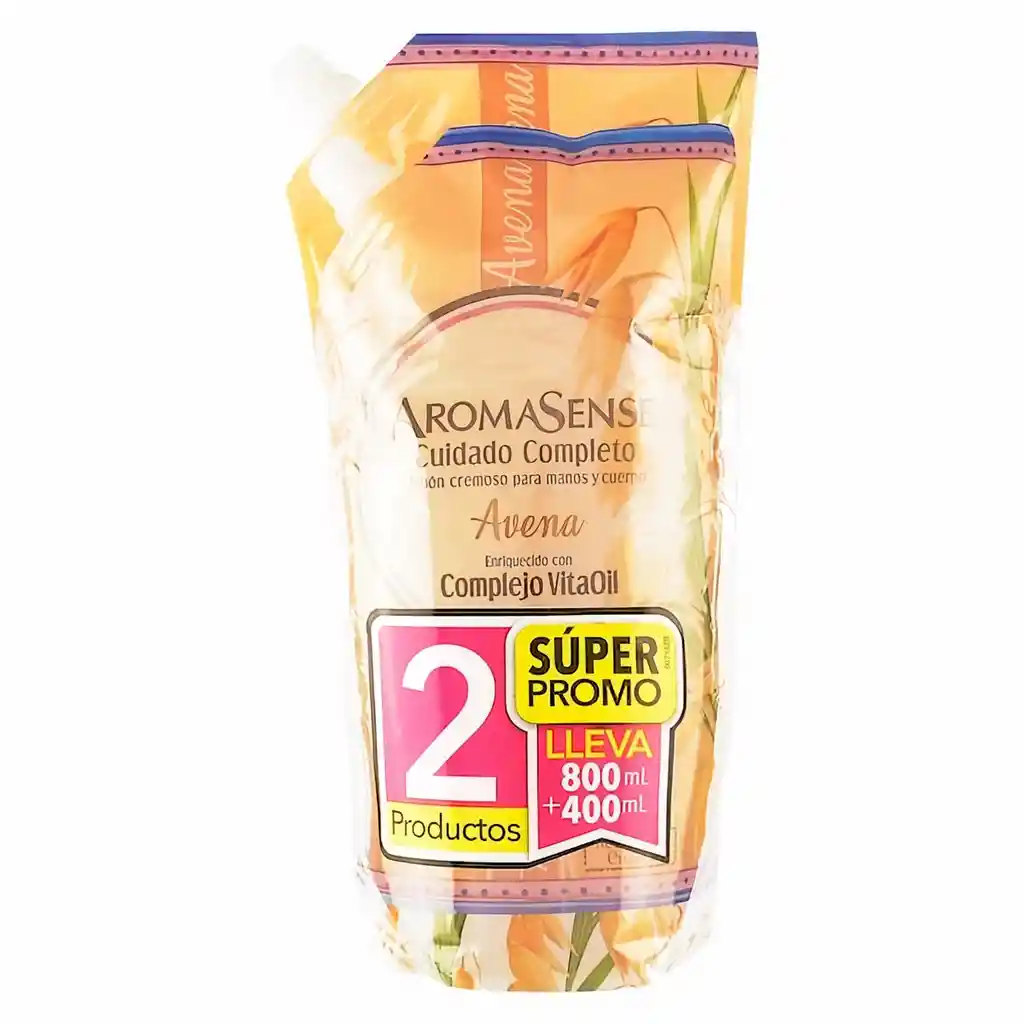 Aromasense Jabón Líquido Avena