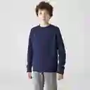 Domyos Saco Cuello Redondo Niño Azul Oscuro Cálido Talla 10-11 A