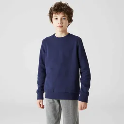Domyos Saco Cuello Redondo Niño Azul Oscuro Cálido Talla 10-11 A