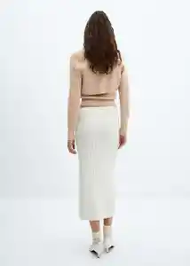 Buzo Cardigan Agurxin Arena Talla L Mujer Mango
