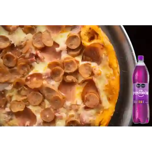 Combo Pizza 8 Porciones + Uva 1.5 l