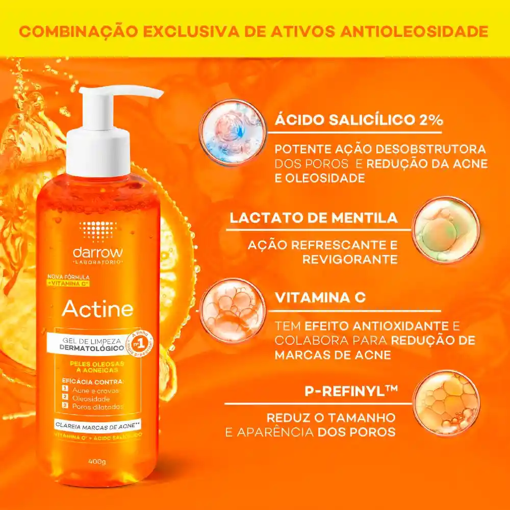 Actine Gel Limpiador Dermatológico