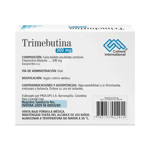 Colmed International Antiespasmódico en Tabletas Recubiertas
