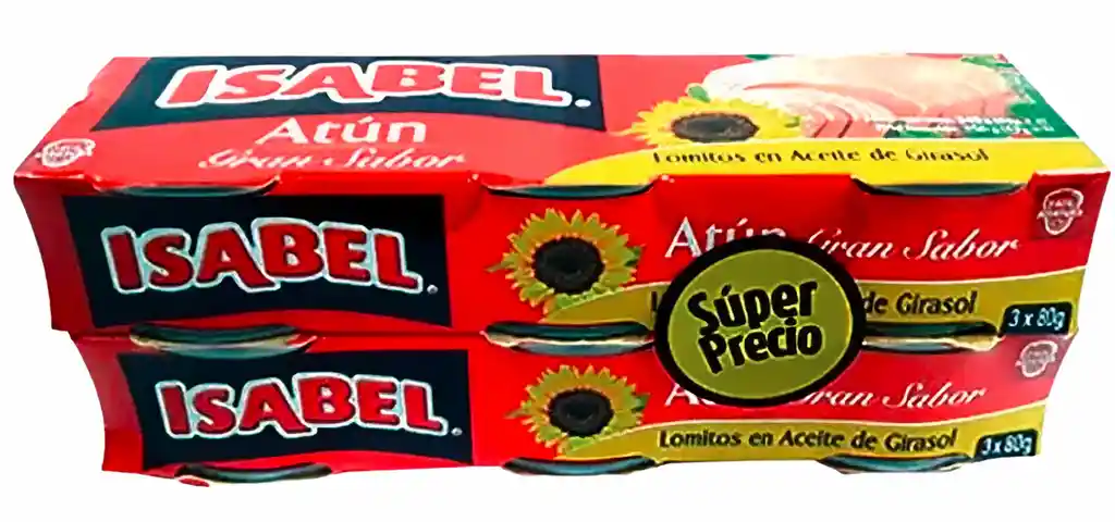 Isabel Pack De Atunes.