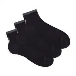 Medias Deportivas Corta Para Hombre Zihe X3 Punto Blanco