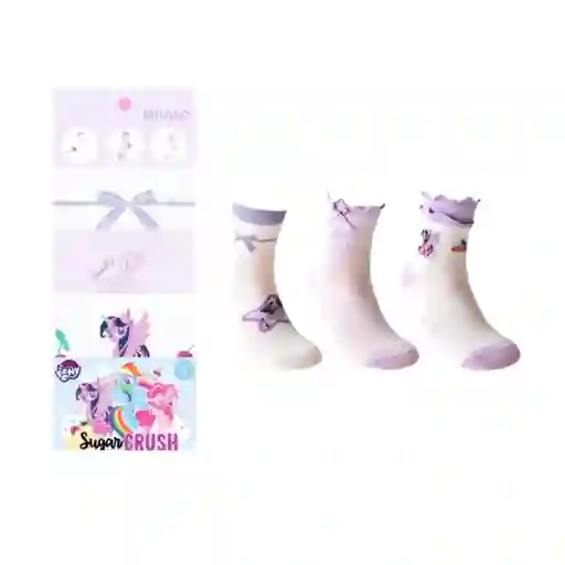 Medias Infantiles Serie my Little Pony Color Lila Miniso