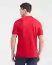 Camiseta Ch57 Graphic Masculino Rojo Chili Oscuro T M Chevignon