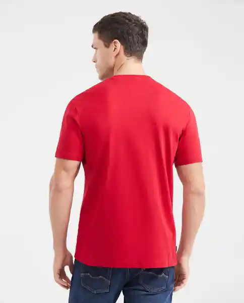 Camiseta Ch57 Graphic Masculino Rojo Chili Oscuro T M Chevignon