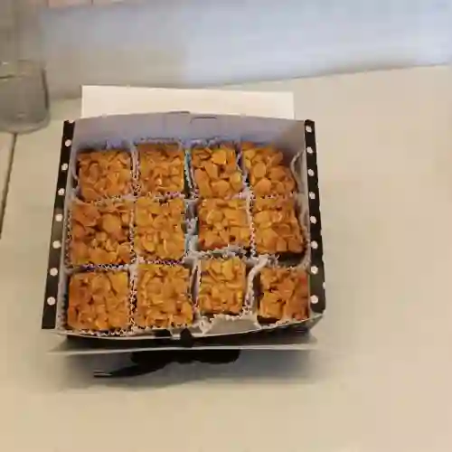Bites X12 Brownie de Caramelo Crocante