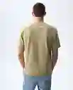 Camiseta Hombre Beige Talla XL 841G006_BEI161110 Americanino