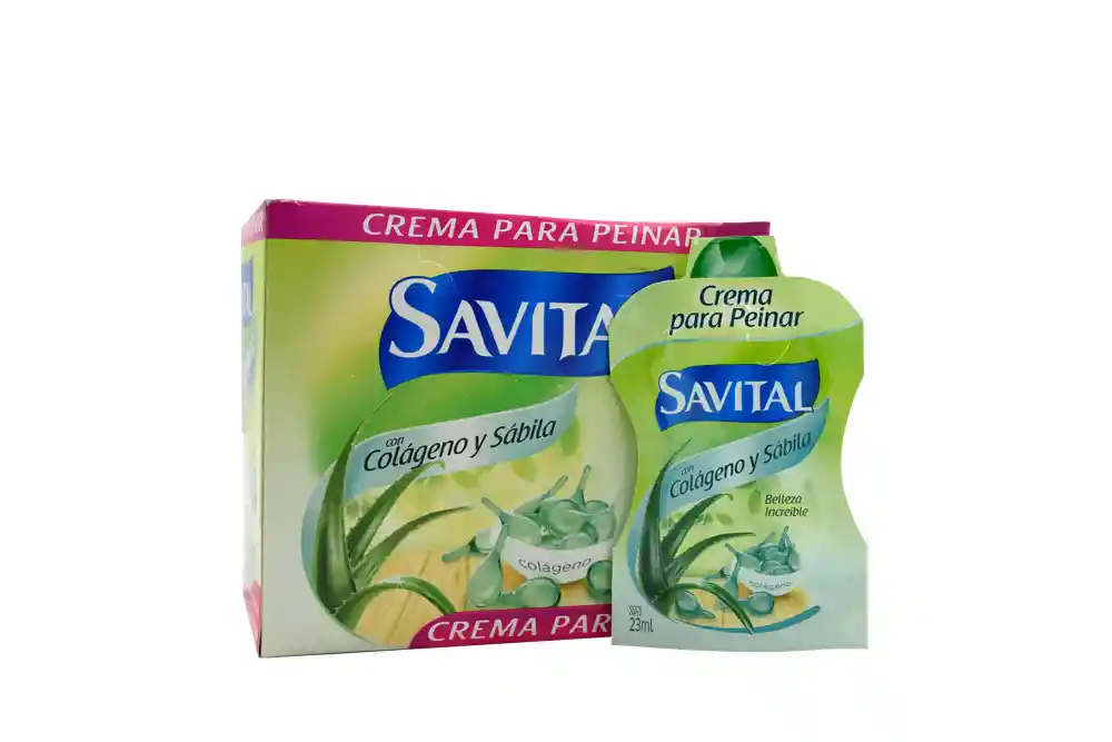 Savital Crema para Peinar con Colágeno y Sábila