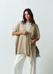 Gaban Tejido Mujer Beige Caqui Medio Talla S 582G092 Naf Naf