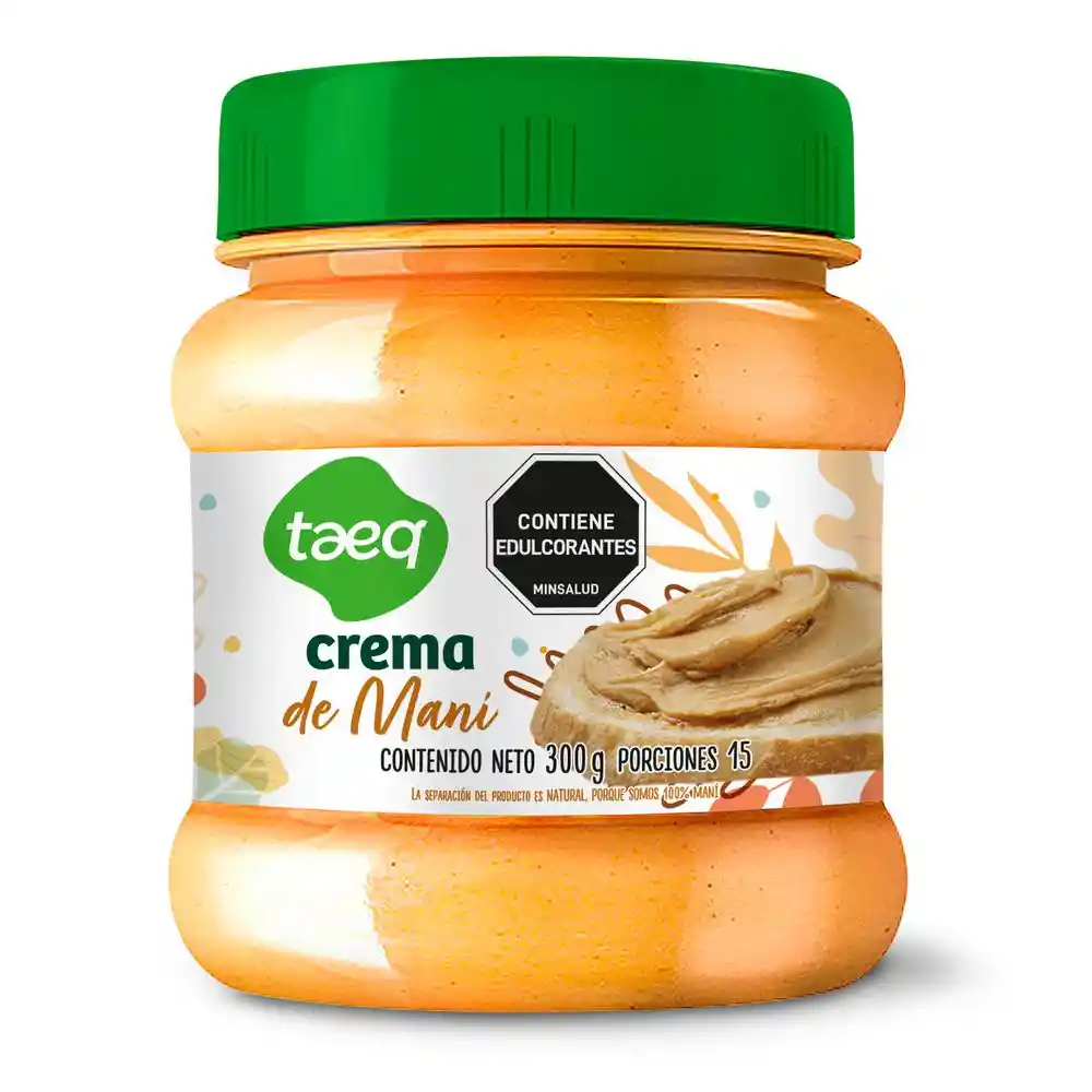 Taeq Crema de Maní con Stevia
