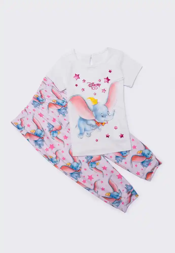 Pijama Dos Piezas 9/12meses-blanco