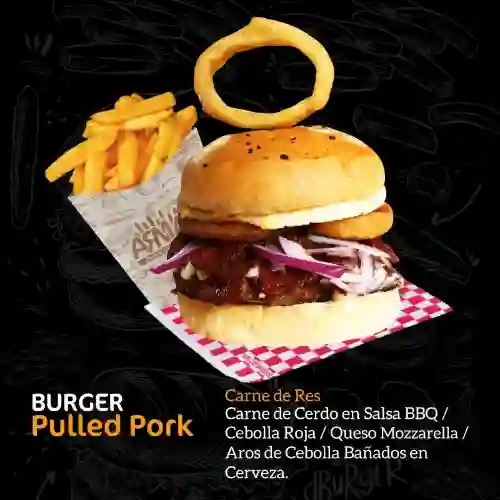 Burger Polled Pork