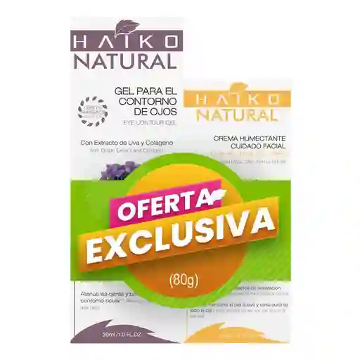 Oferta Especial Kit Crema Facial + Contorno Ojos Haiko