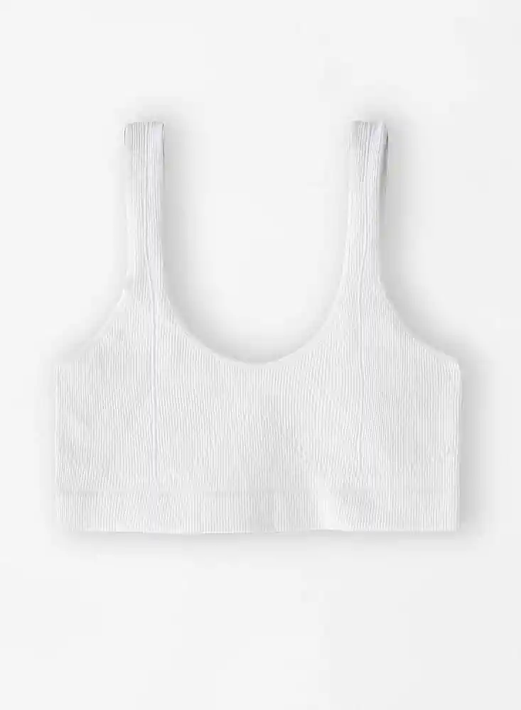 Top Int. Corto Mujer L-blanco900