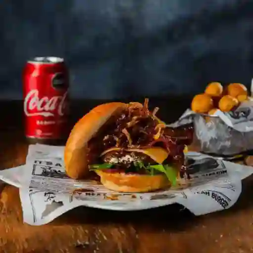 Angus Master + Papas + Coca Cola