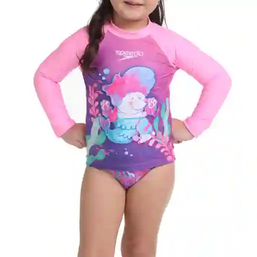 Camiseta Manga Larga Sunshine Mermadoodle Bebe Femenina Multicolor-06