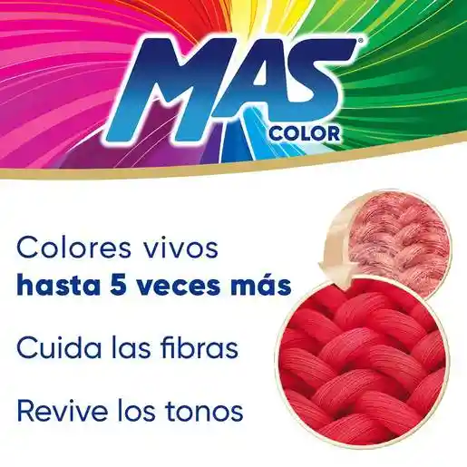 Mas Color Detergente Líquido Colores Intensos Renovación Activa
