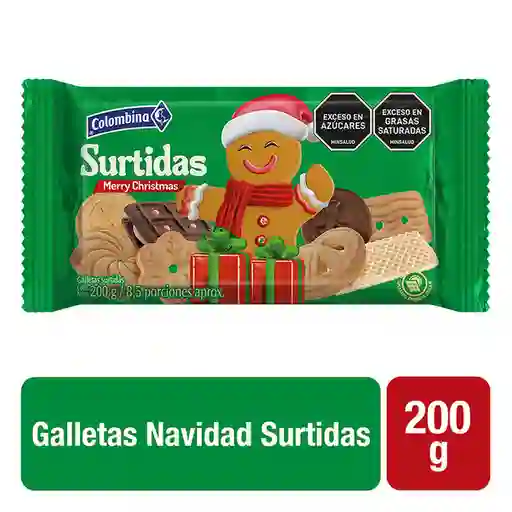 Colombina Galleta Surtida Navidad