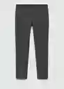 Pantalón Milan Gris Talla 44 Hombre Mango