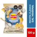 Margarita Papa Fritas Receta Clásica Con Sal Marina 120 g