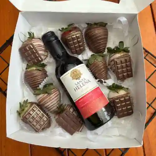 Fresas con Vino