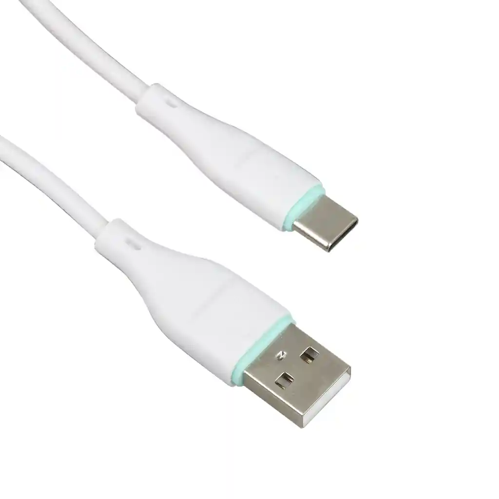 Cable Usb Jaltech Blanco a Tipo C 1 Metro Jal-06