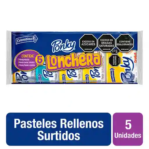Ponky Pastel Lonchera por 5 und