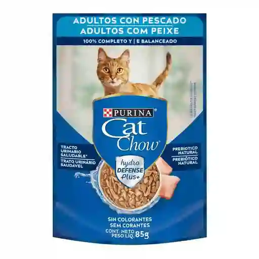 Alimento Húmedo Para Gato Cat Chow Adultos Sabor a Pescado