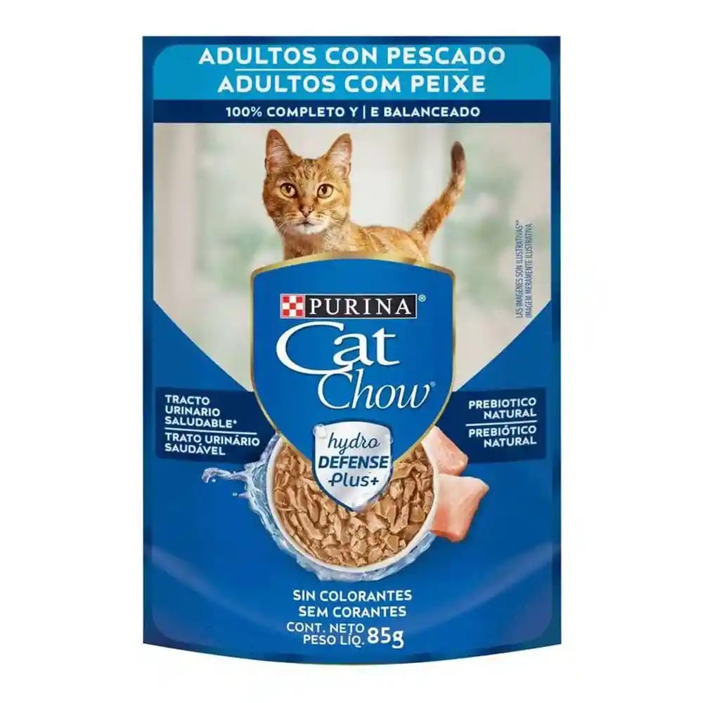 Alimento Húmedo Para Gato Cat Chow Adultos Sabor a Pescado