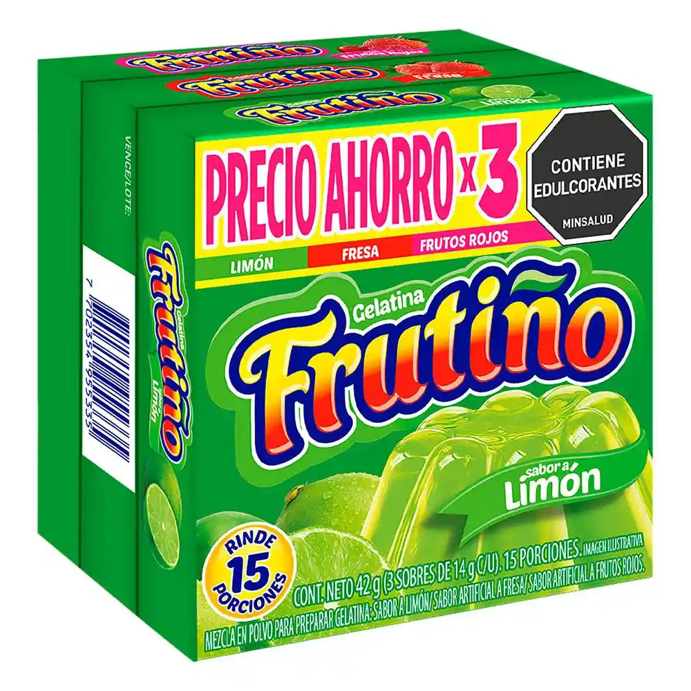 Precio Especial Mezc Polvo Limon Fresa Fru Frutino