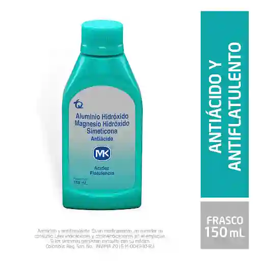 Mk Antiácido y Antiflatulento Suspensión Oral