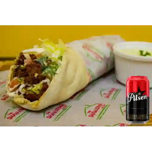 Combo Shawarma Mixto 3 + Pilsen 330 ml
