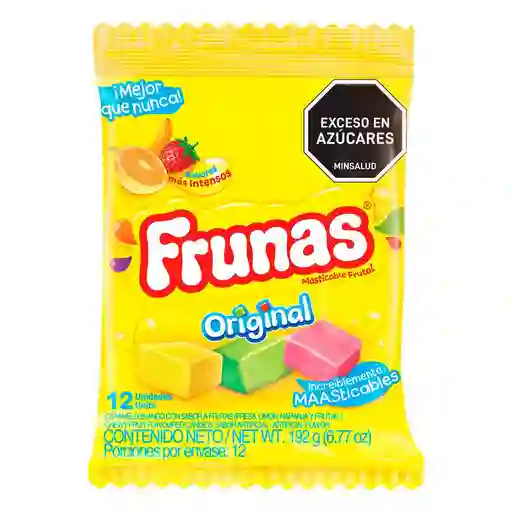 Caramelo Frunas Blando Frutas Fresa Limon Nara (192 Gr)