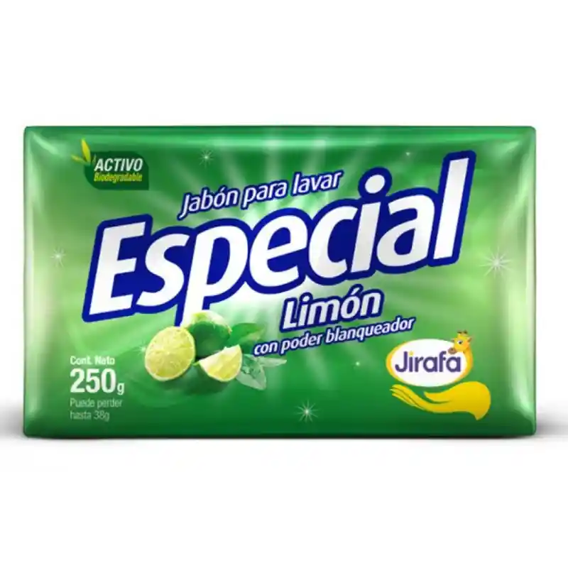 Especial Jabón Blanqueador Limón en Barra