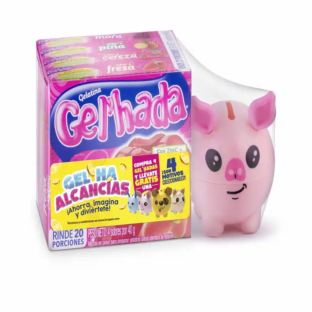 Gel'hada Gelatina + Alcancía
