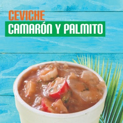 Ceviche Camarón y Palmito