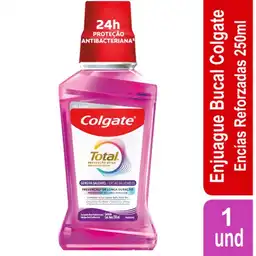 Enjuague Bucal Colgate Total 12 Encías Reforzadas sin alcohol 250ml