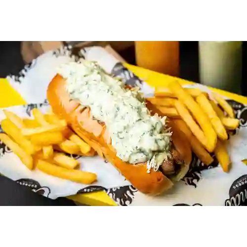 Perro Americano con Papas