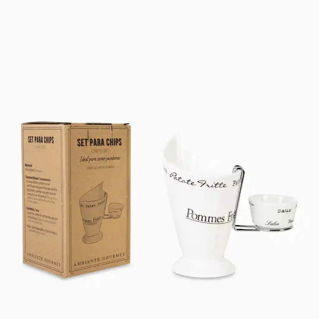 Ambiente Gourmet Set Para Chips