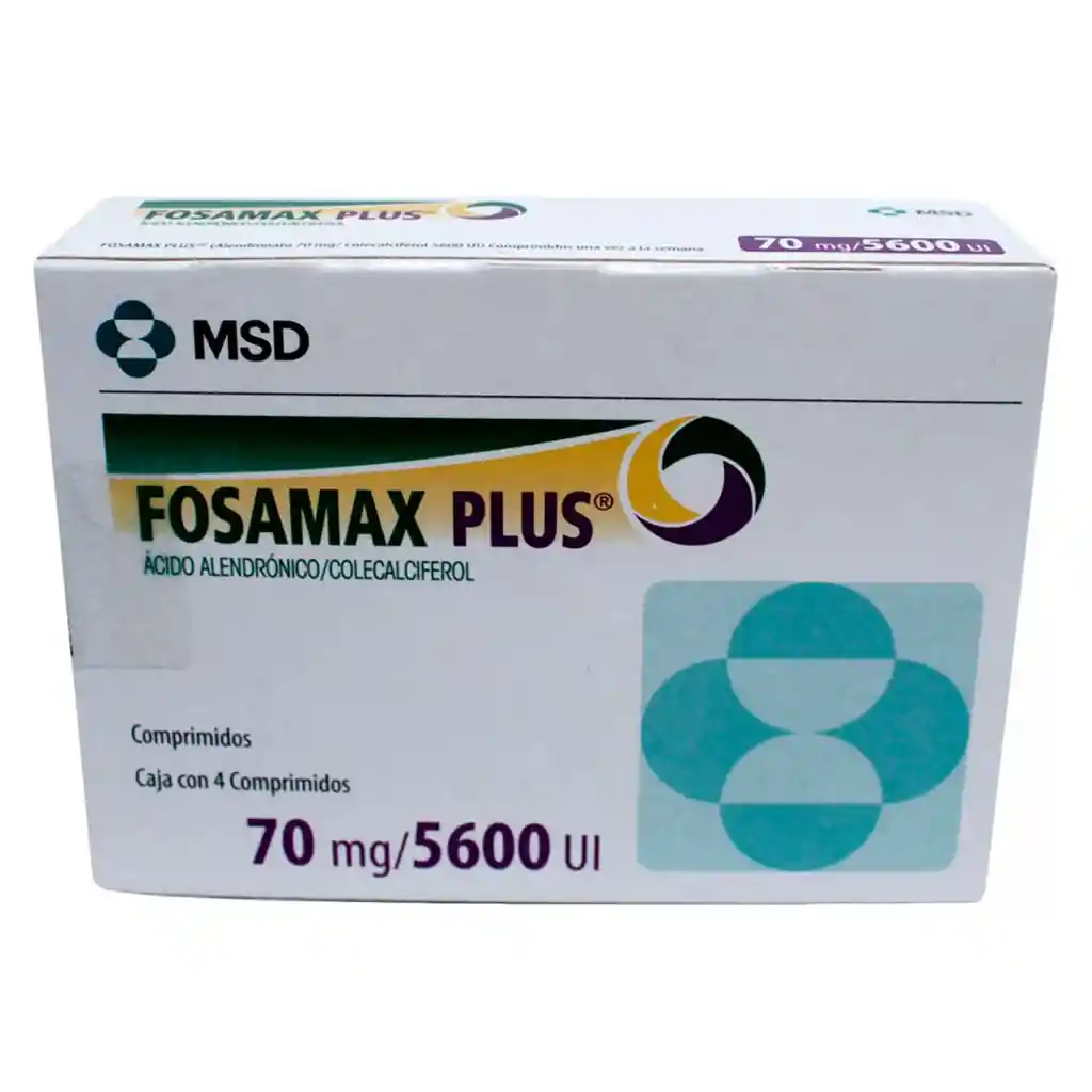 Fosamax Plus Comprimidos (70 mg / 5600 UI)