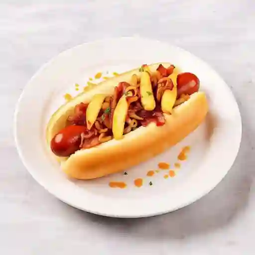 Hot dog especial americano