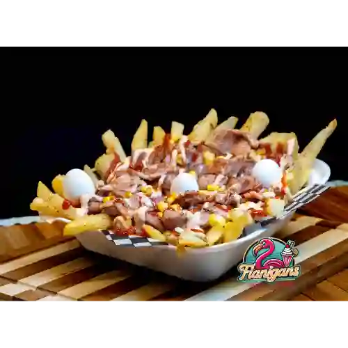 Choripapas a la Frencesa