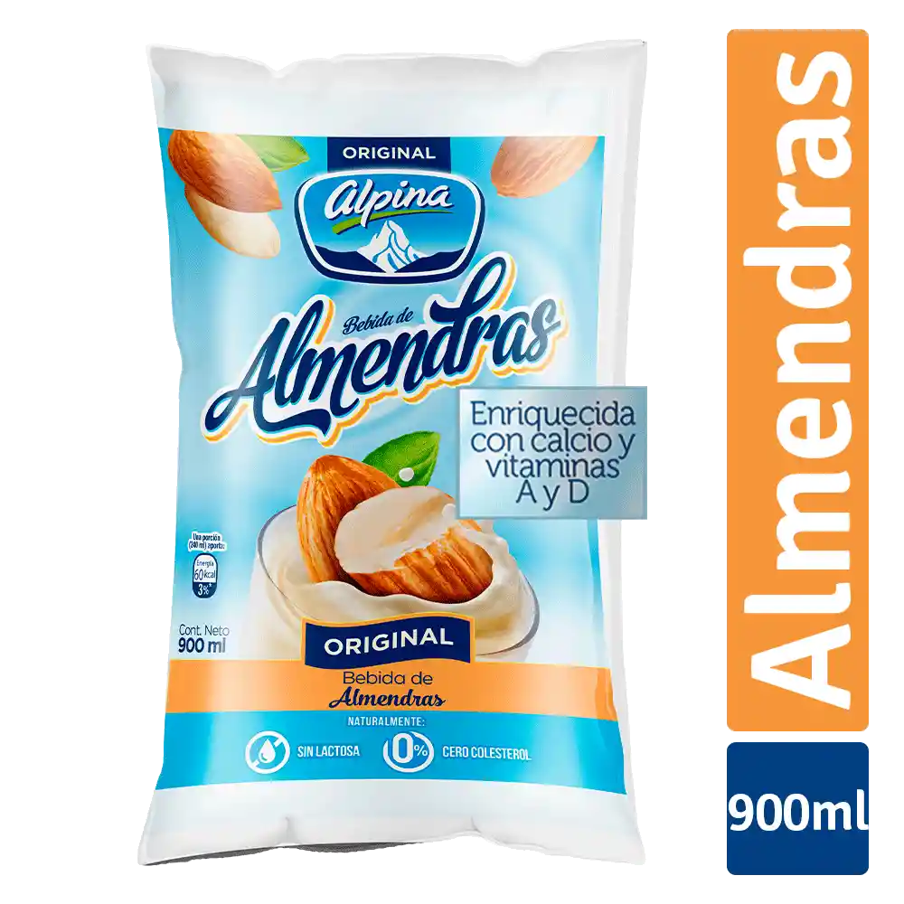 Bebida de Almendras Bolsa 900ml